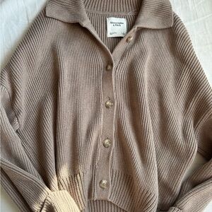 Abercrombie & Fitch Women's Beige Cardigan